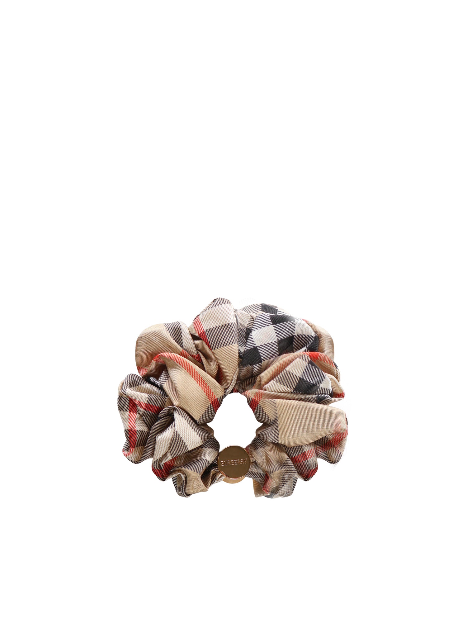 Scrunchie in seta Check 8119726 B9368 BURBERRY 