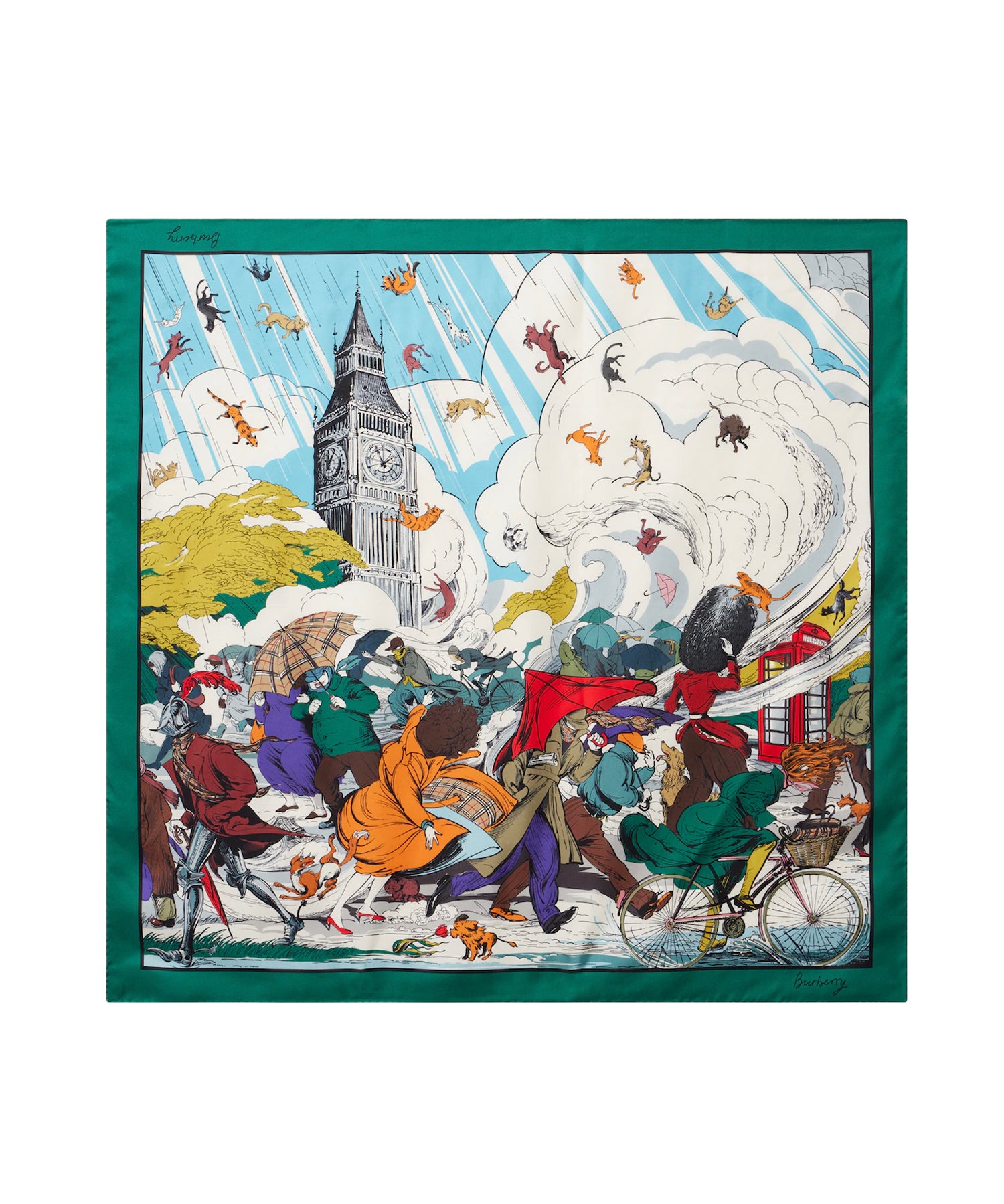 Foulard in seta<BR/> 8120327 B9171 BURBERRY 