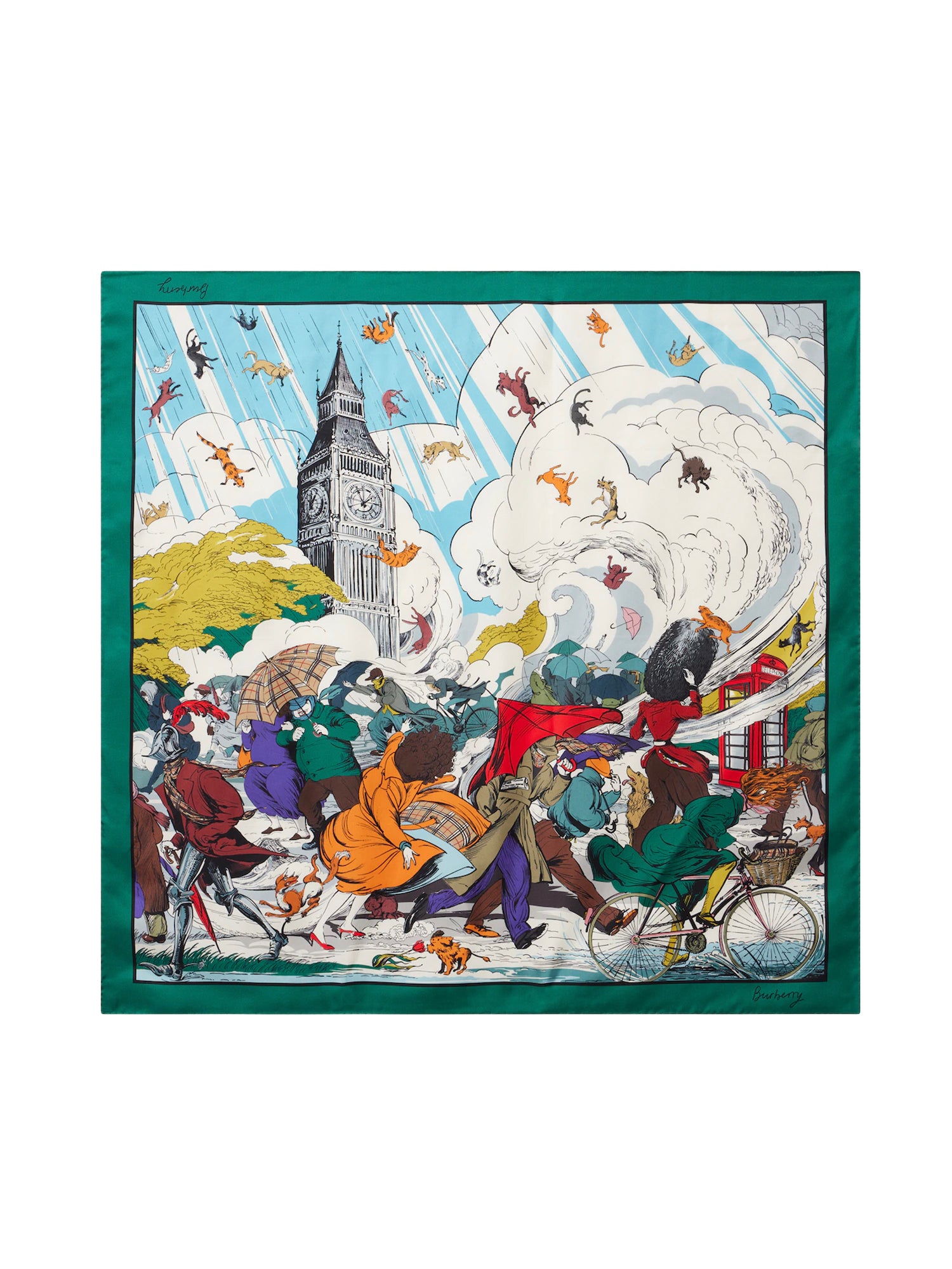 Foulard in seta<BR/> 8120327 B9171 BURBERRY 