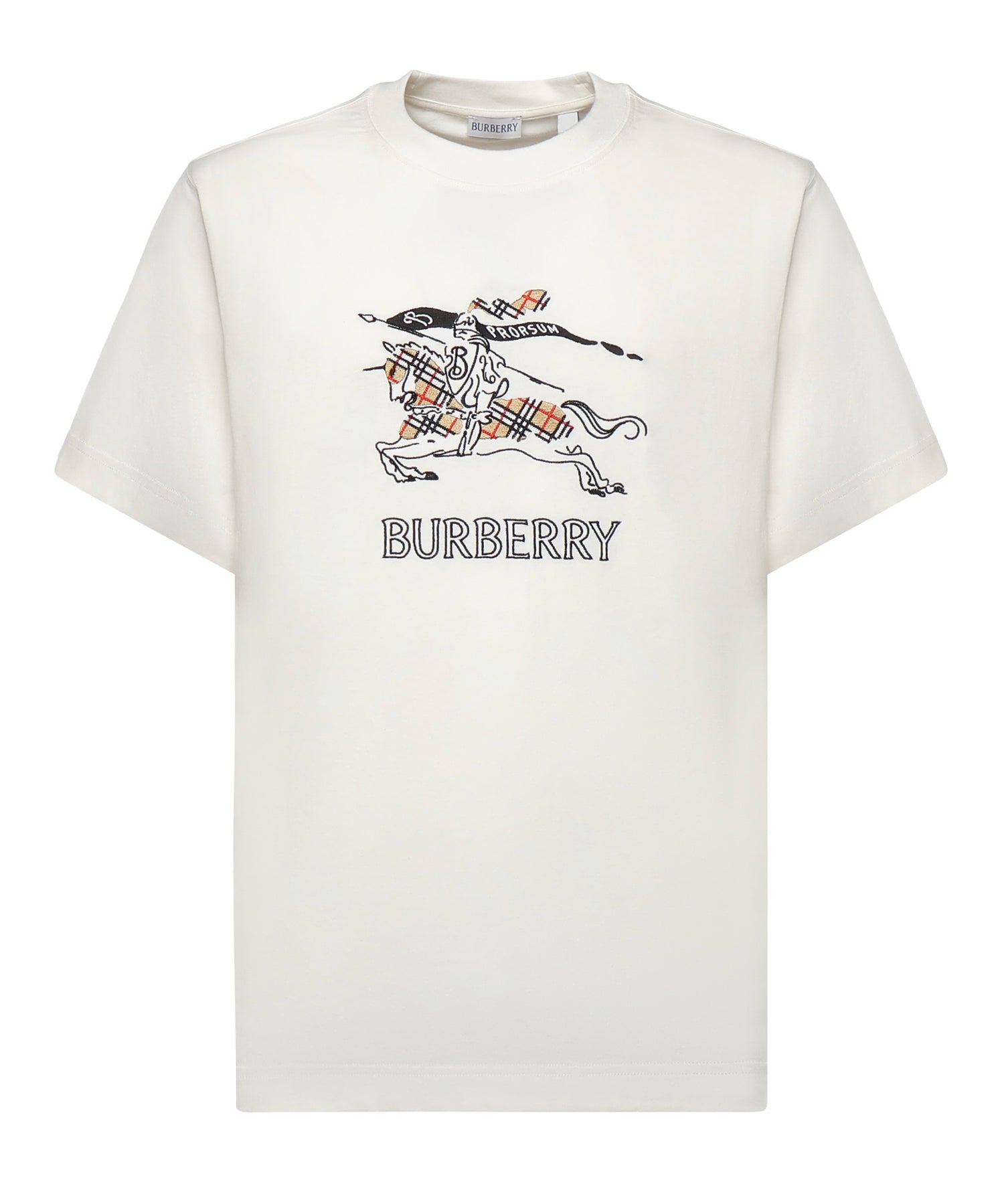 T-shirt in cotone con EKD disegnato 8121034 B7078 BURBERRY 