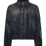 Giacca in denim spalmato 8121597 A1322 BURBERRY 