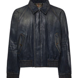 Giacca in denim spalmato 8121597 A1322 BURBERRY 