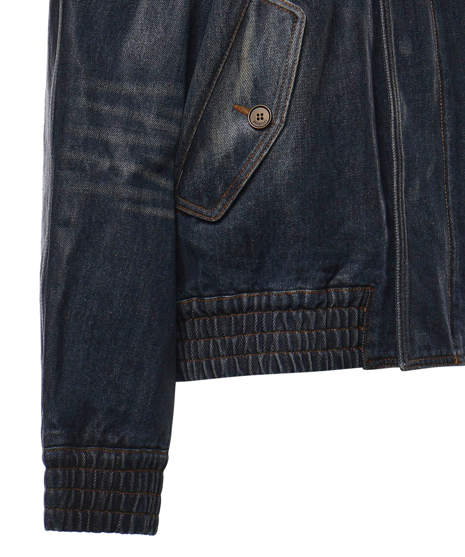 Giacca in denim spalmato 8121597 A1322 BURBERRY 