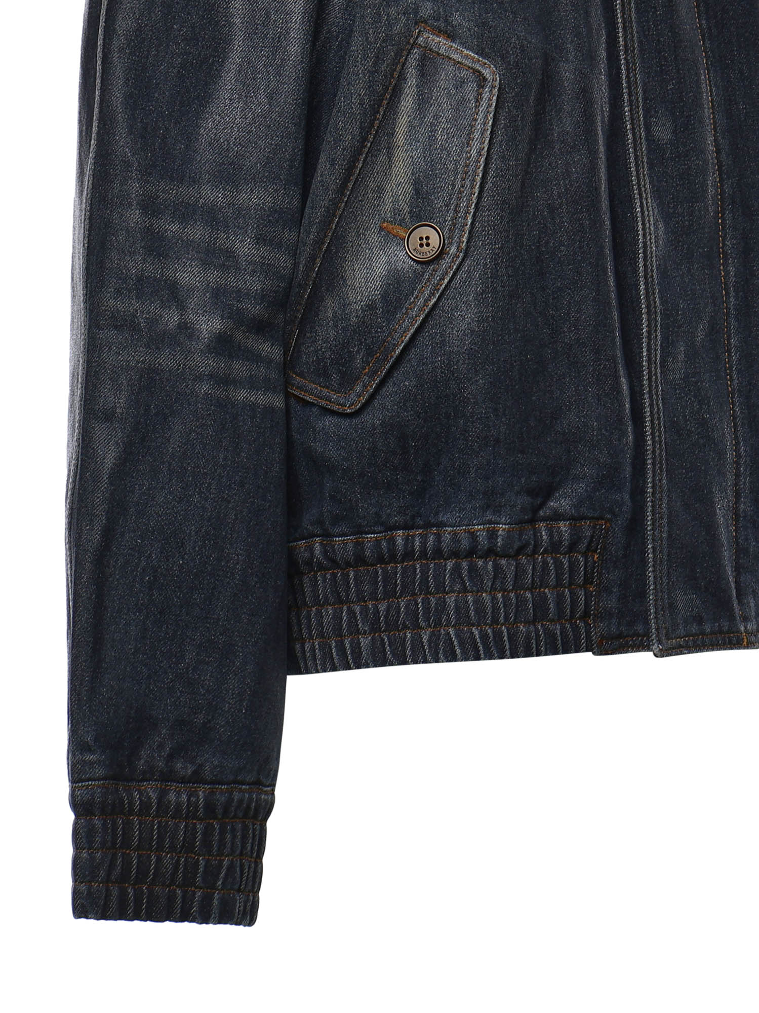 Giacca in denim spalmato 8121597 A1322 BURBERRY 