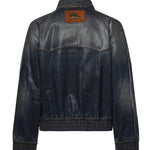 Giacca in denim spalmato 8121597 A1322 BURBERRY 