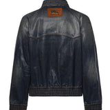 Giacca in denim spalmato 8121597 A1322 BURBERRY 