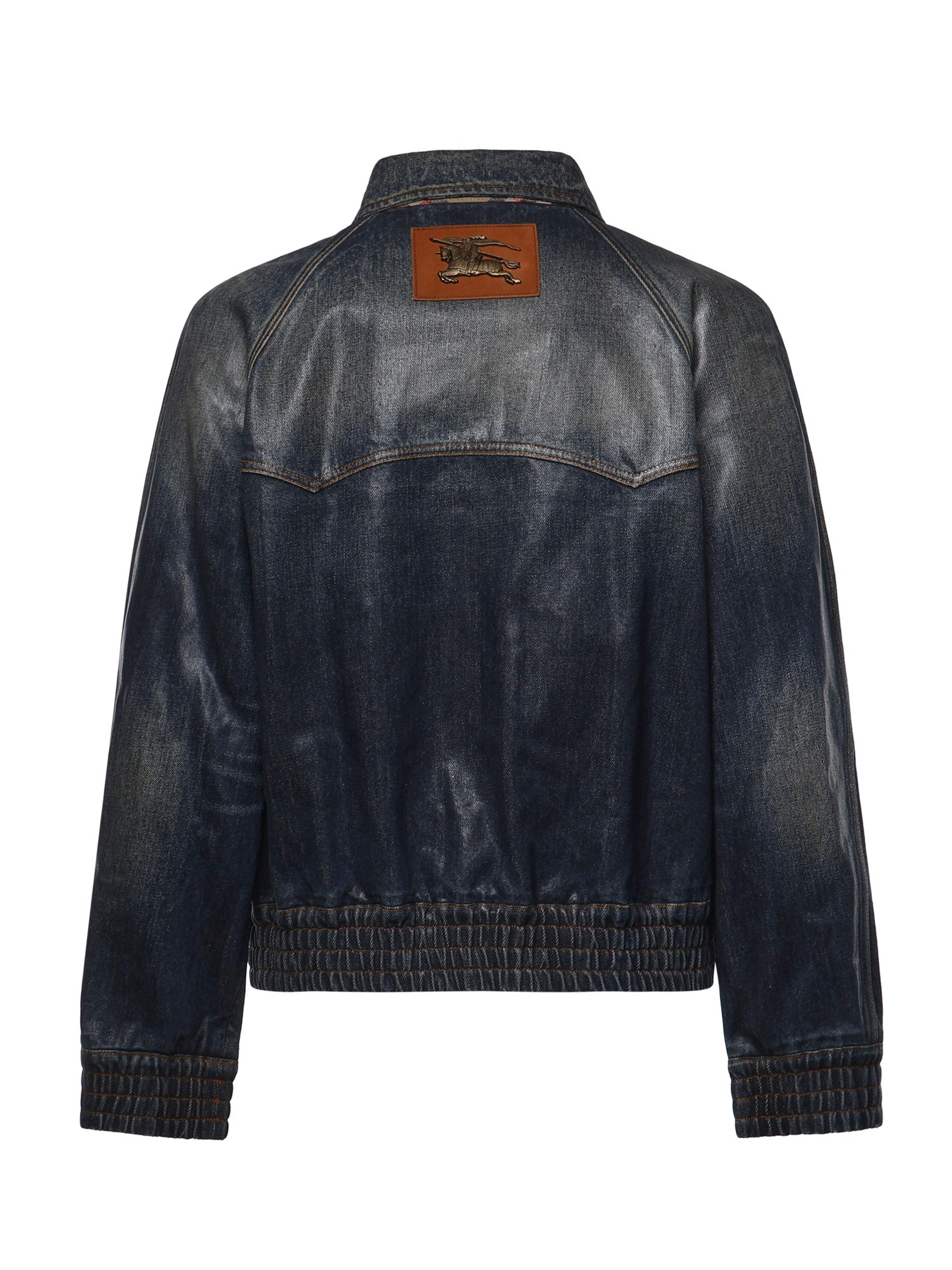 Giacca in denim spalmato 8121597 A1322 BURBERRY 