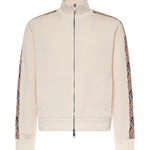 Giacca in cotone con finiture Check 8122452 C5121 BURBERRY 