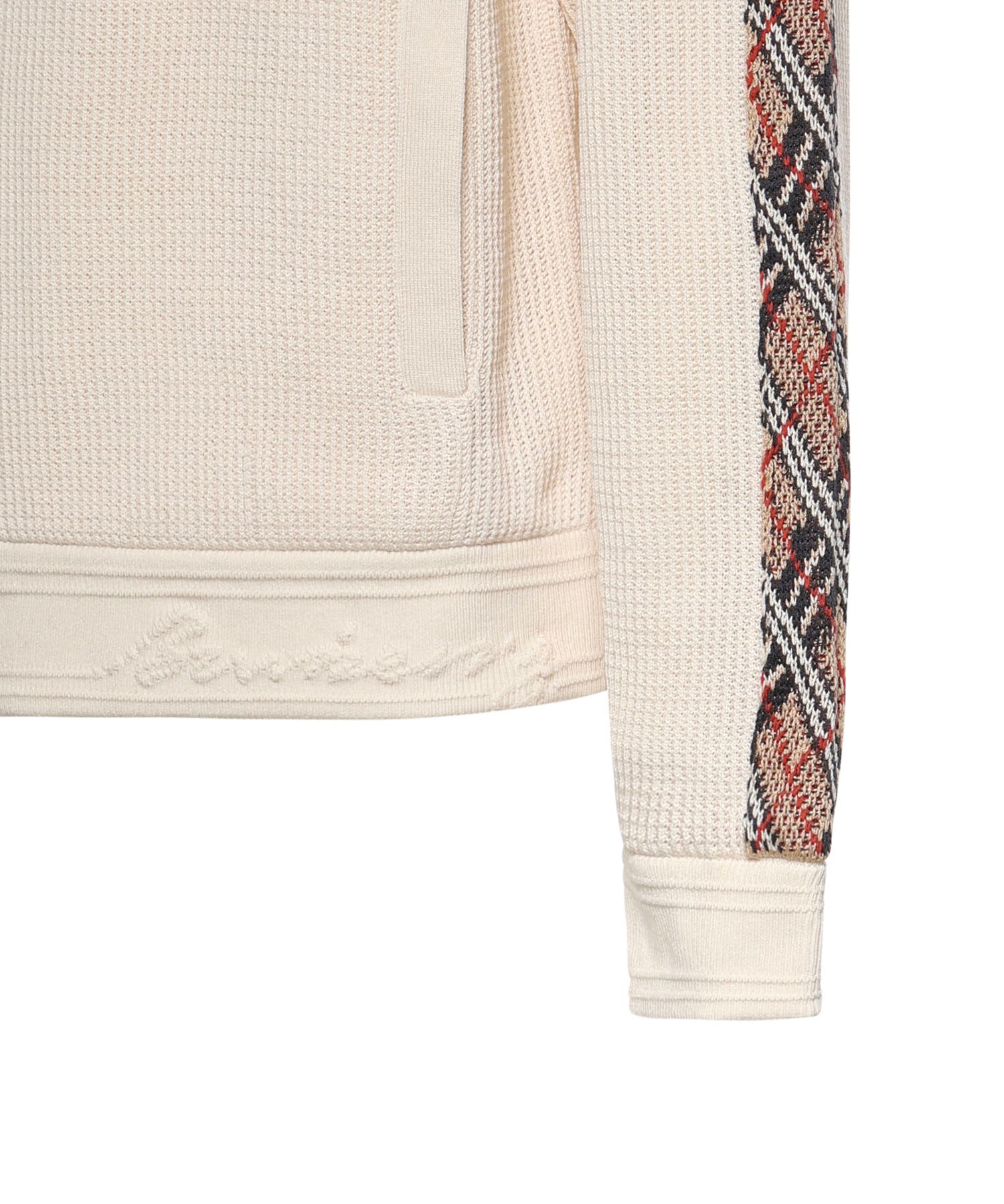 Giacca in cotone con finiture Check 8122452 C5121 BURBERRY 