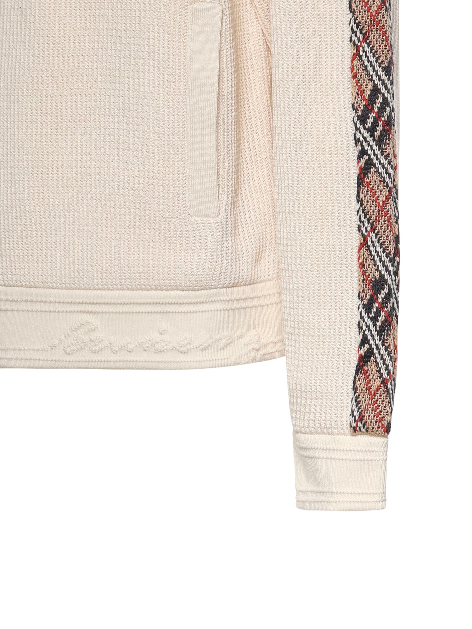 Giacca in cotone con finiture Check 8122452 C5121 BURBERRY 
