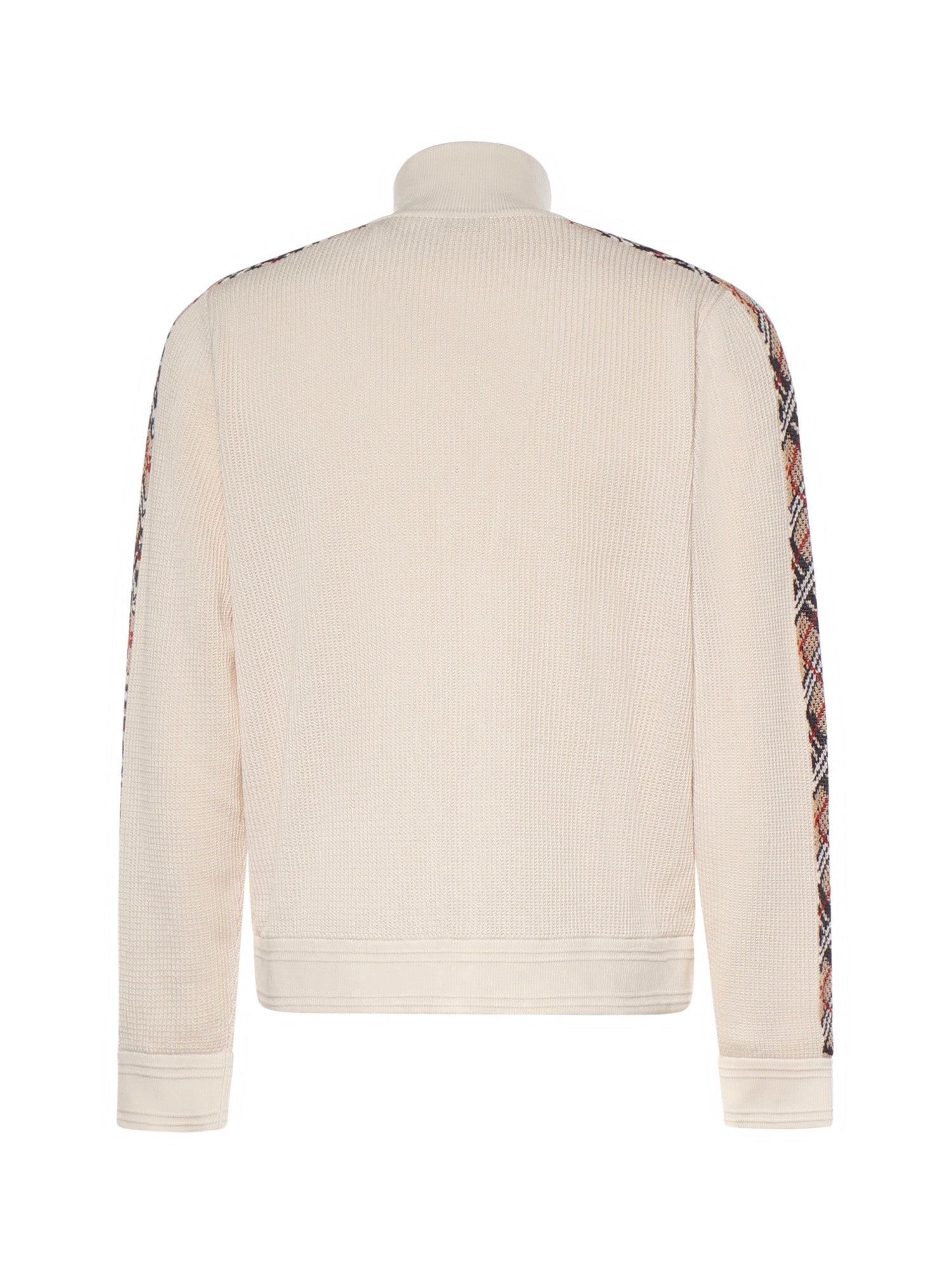 Giacca in cotone con finiture Check 8122452 C5121 BURBERRY 