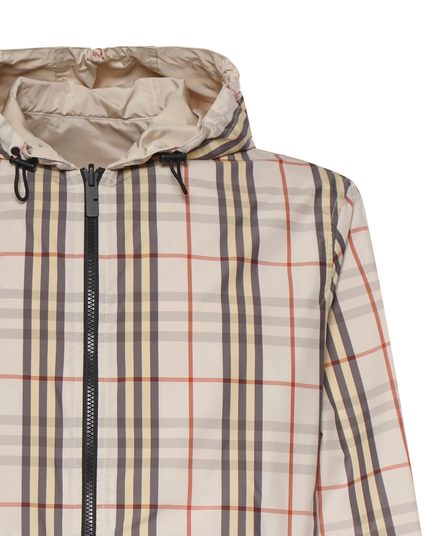 Giacca reversibile Burberry Check con cappuccio 8122908 C4997 BURBERRY 