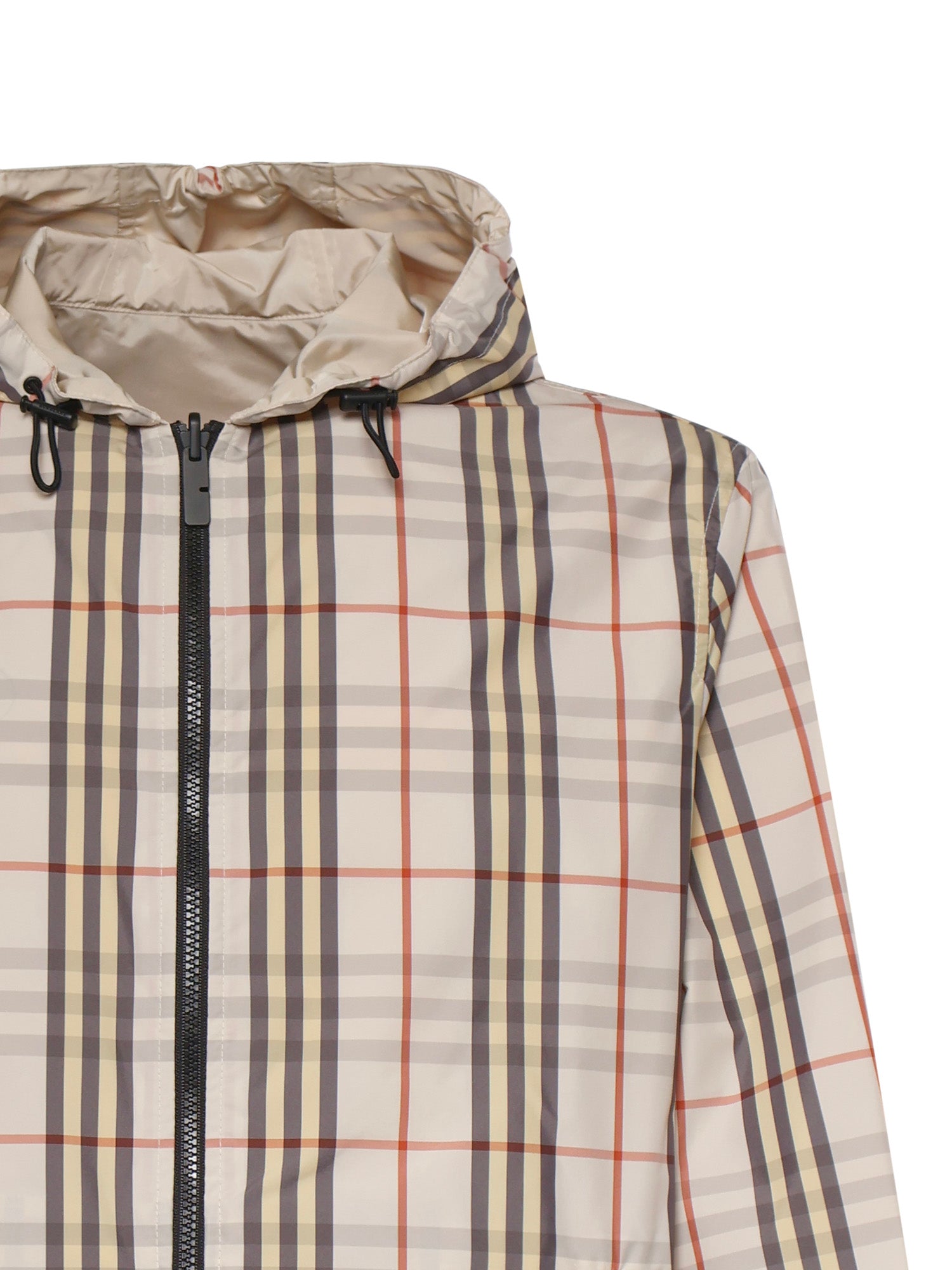 Giacca reversibile Burberry Check con cappuccio 8122908 C4997 BURBERRY 