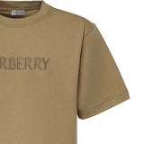T-shirt in cotone con logo 8123423 C5120 BURBERRY 