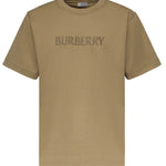 T-shirt in cotone con logo 8123423 C5120 BURBERRY 