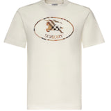 T-shirt in cotone con logo 8123437 B7078 BURBERRY 
