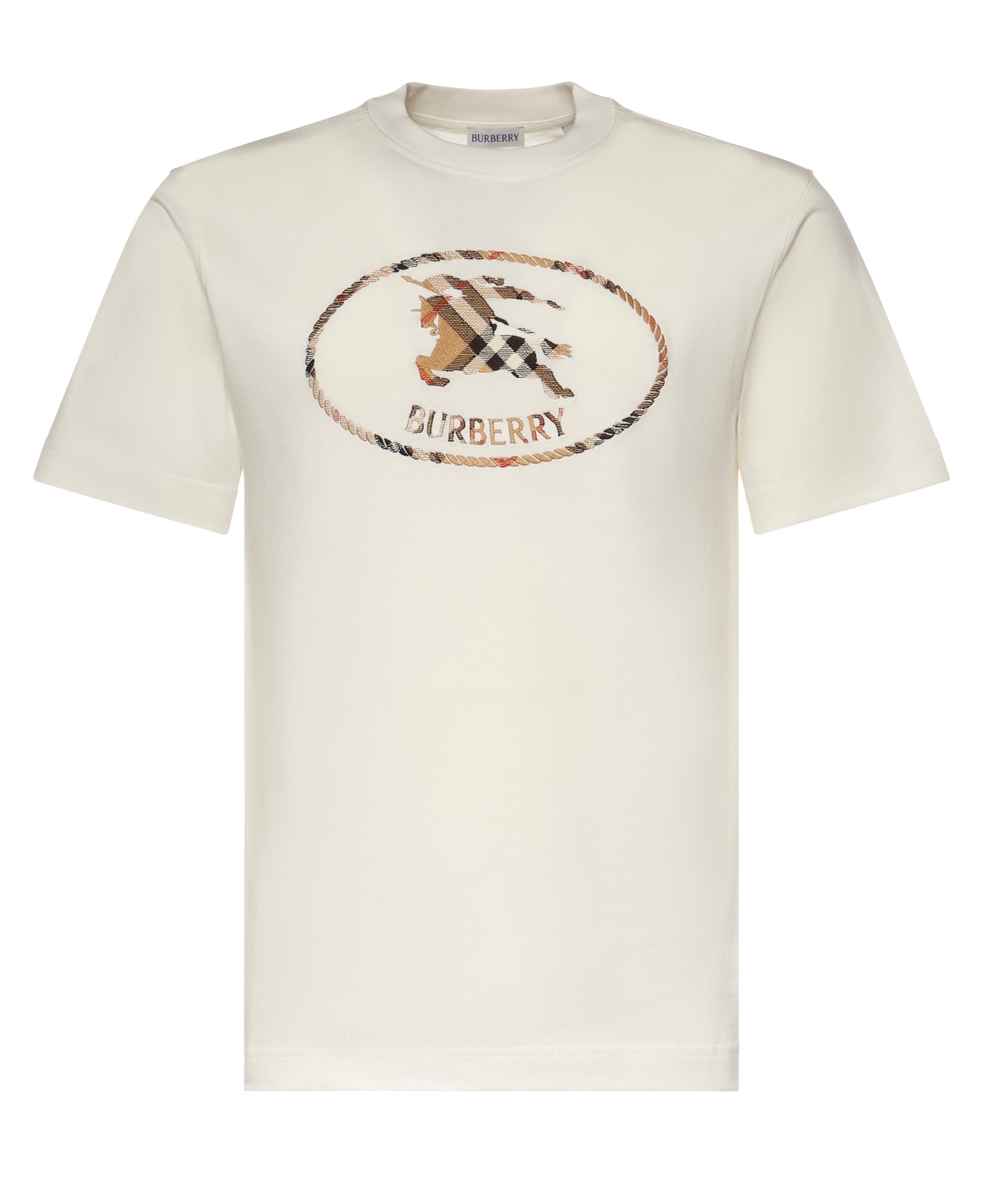 T-shirt in cotone con logo 8123437 B7078 BURBERRY 