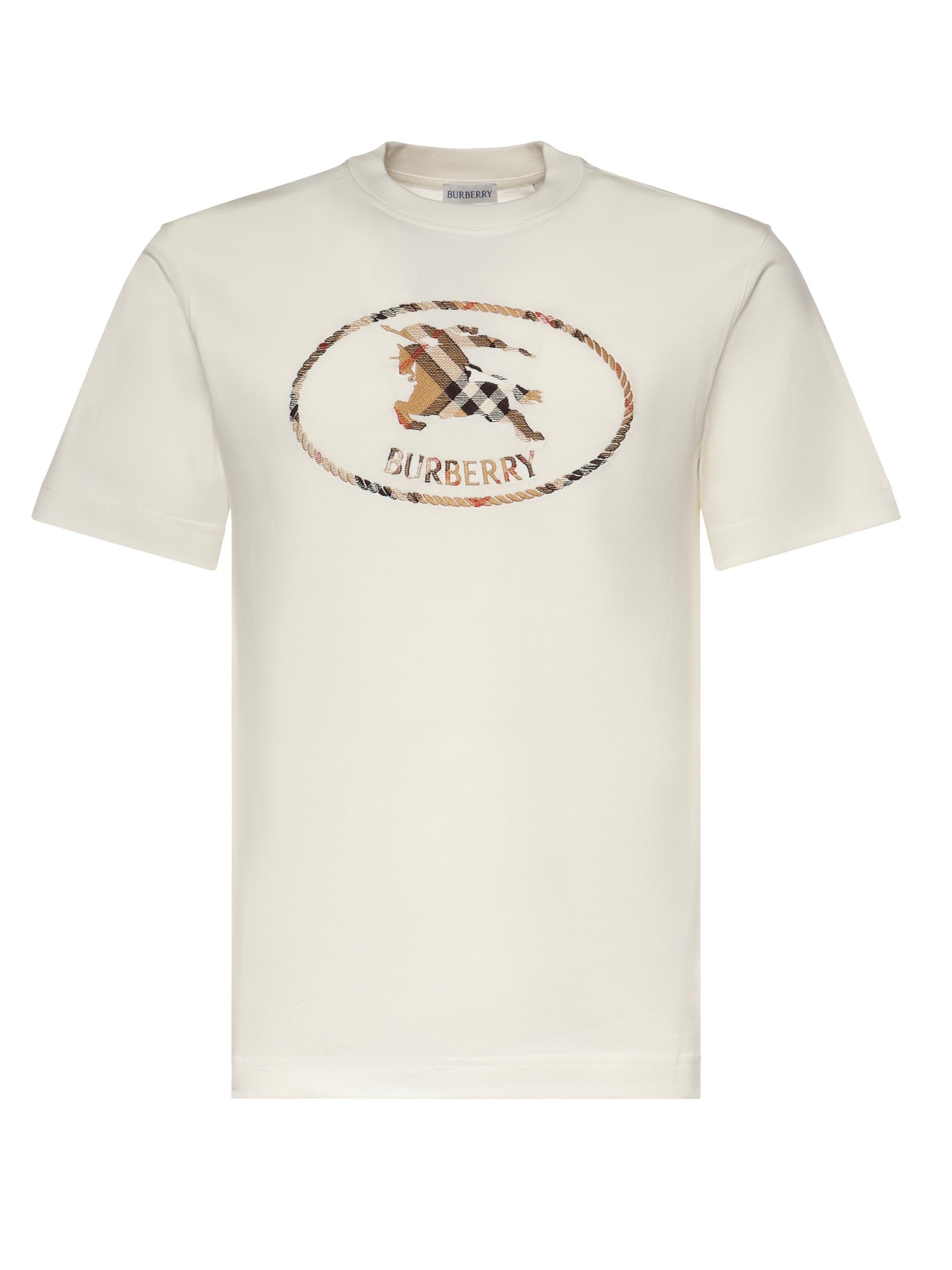 T-shirt in cotone con logo 8123437 B7078 BURBERRY 