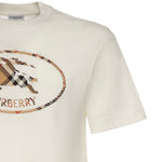 T-shirt in cotone con logo 8123437 B7078 BURBERRY 