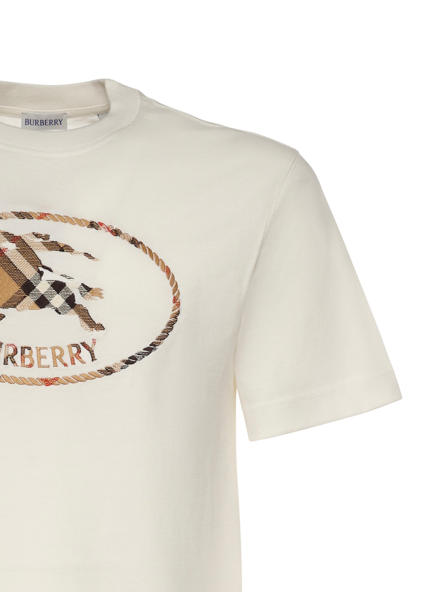 T-shirt in cotone con logo 8123437 B7078 BURBERRY 