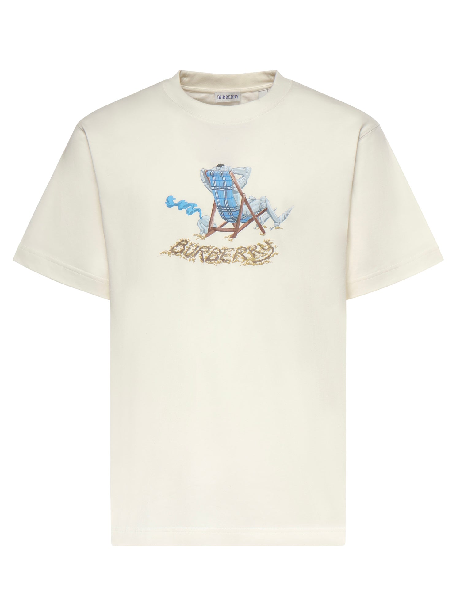 T-shirt in cotone Beach Knight 8123483 B7078 BURBERRY 