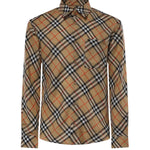 Camicia Check in lino 8123684 B9368 BURBERRY 