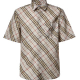 Camicia Check in lino 8123685 B8754 BURBERRY 