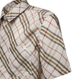 Camicia Check in lino 8123685 B8754 BURBERRY 
