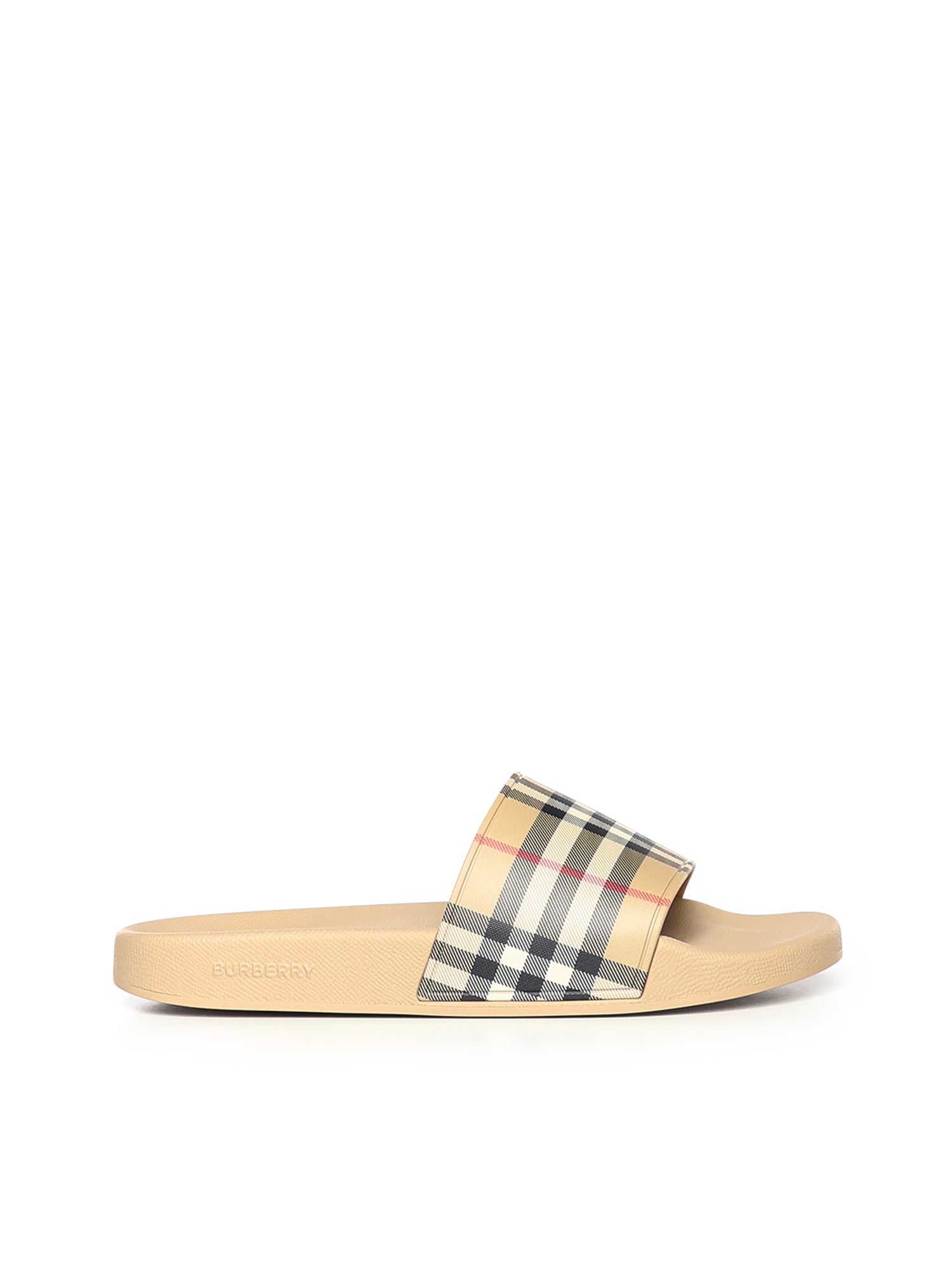 Sandali slides Check 8124941 A7028 BURBERRY 