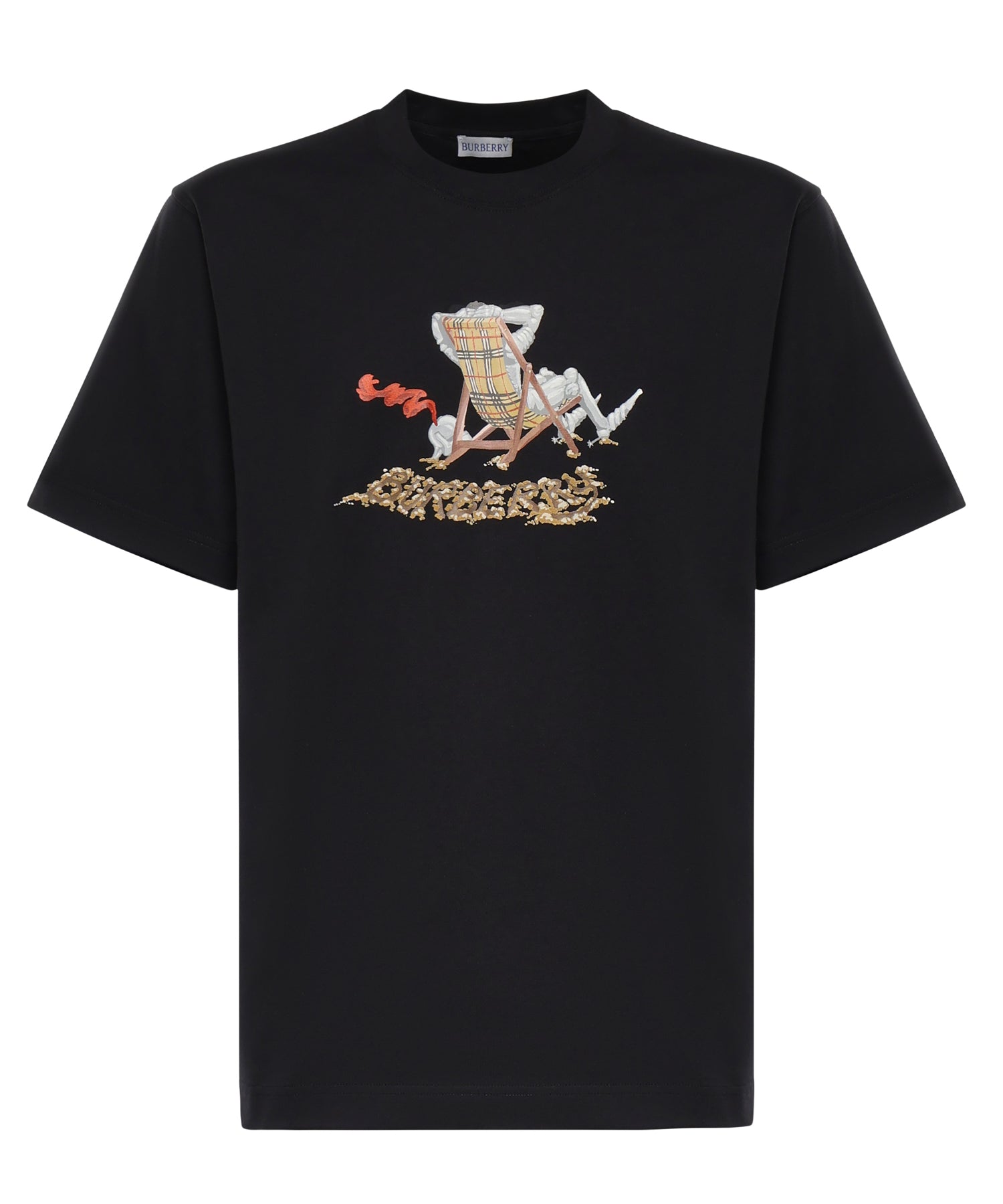 T-shirt in cotone Beach Knight 8126321 A1189 BURBERRY 