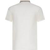 Polo in cotone con finiture Check 8126955 B7078 BURBERRY 