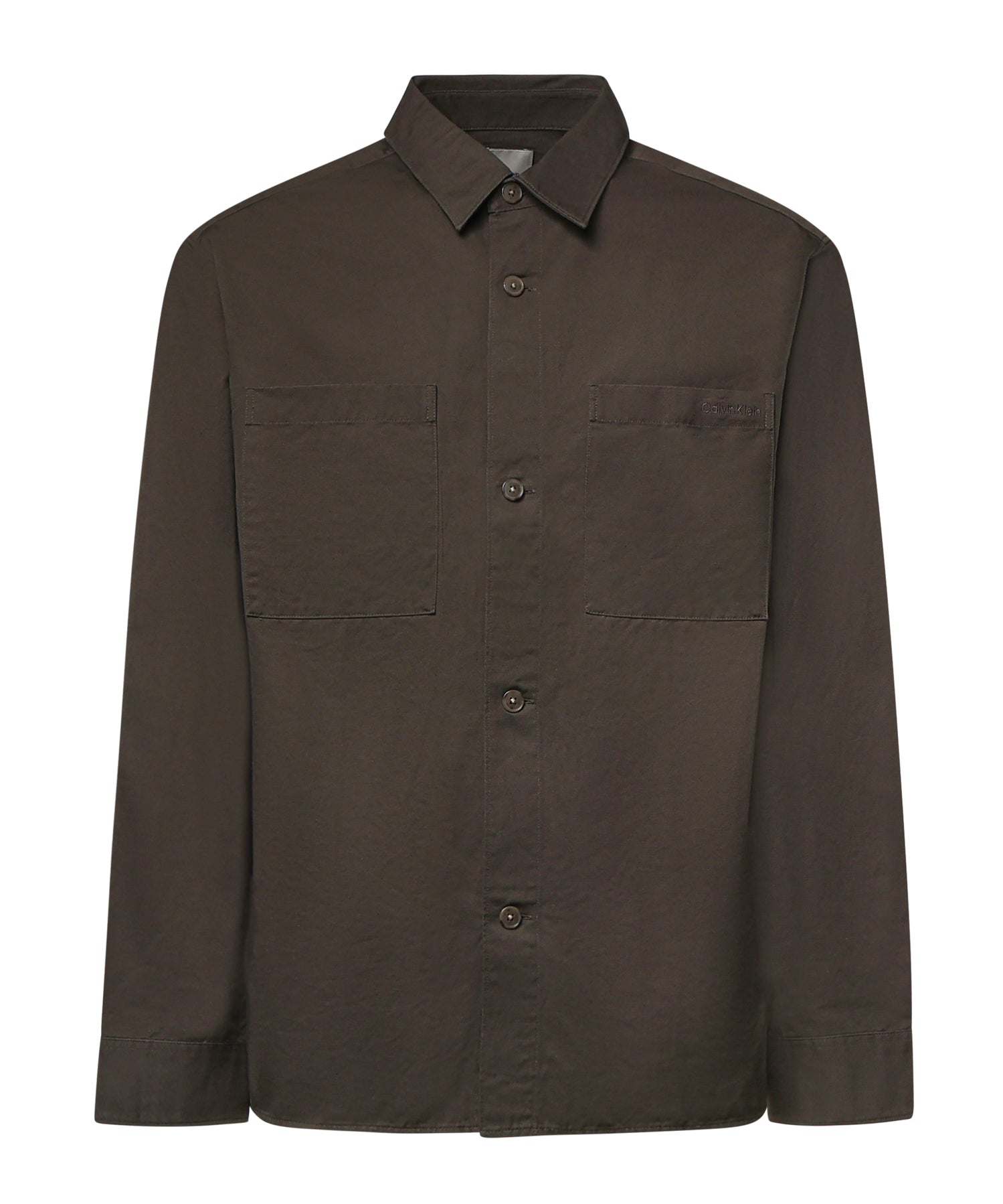 Camicia in misto cotone con logo LV04LG104G PAR CALVIN KLEIN 