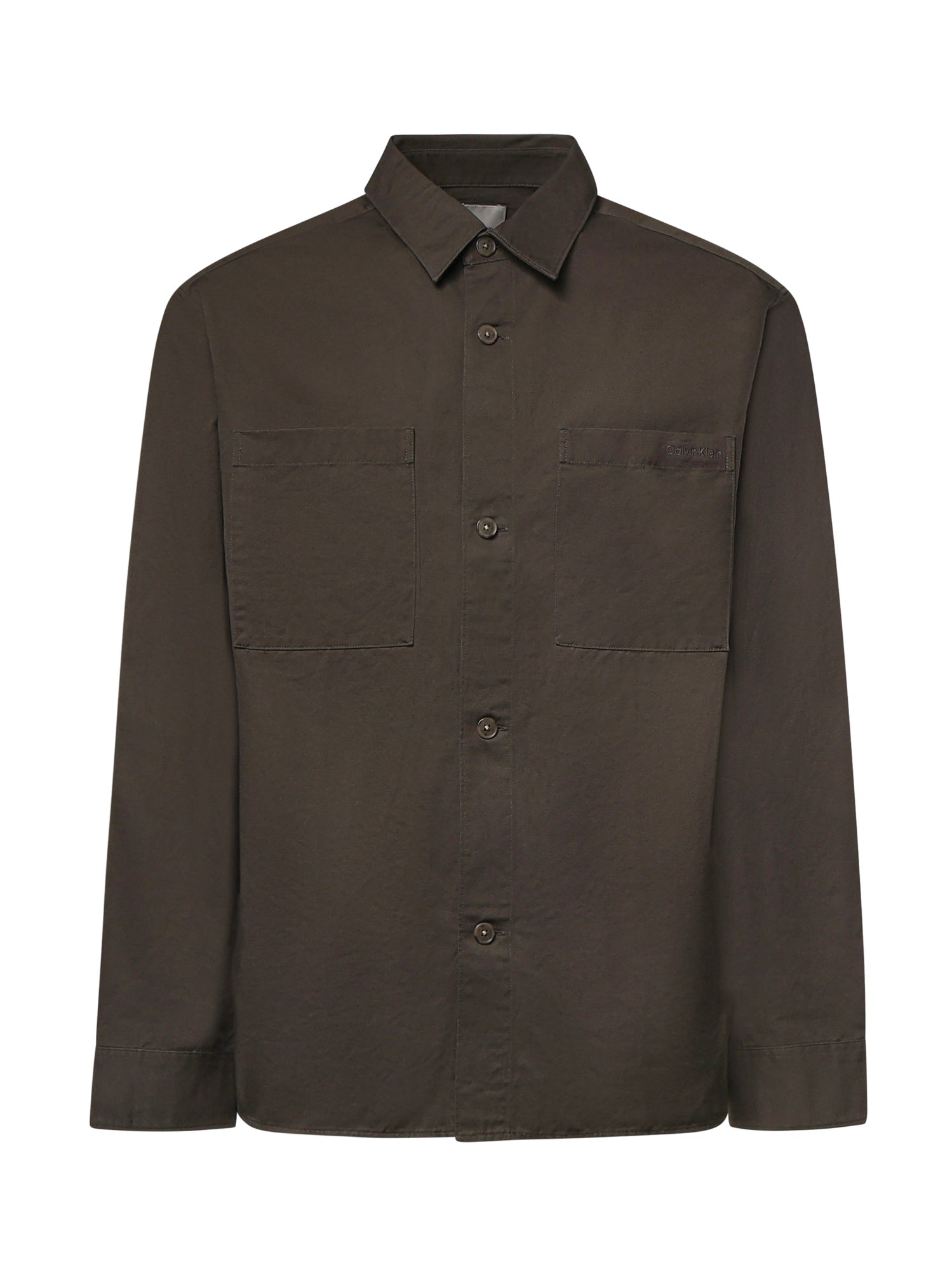 Camicia in misto cotone con logo LV04LG104G PAR CALVIN KLEIN 