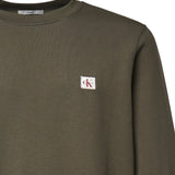 Felpa in cotone con logo LV04RG268G LDY CALVIN KLEIN 