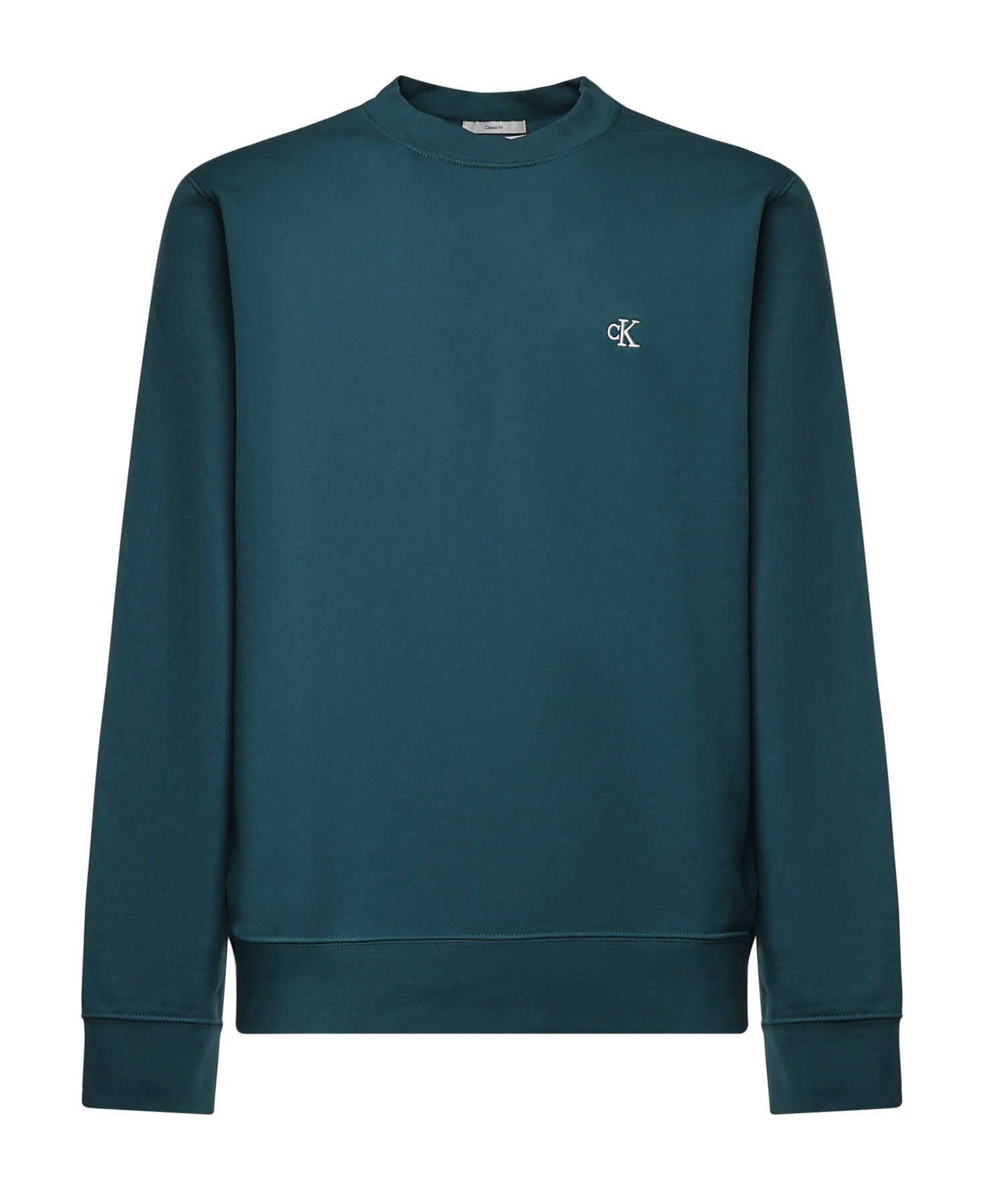 Felpa in cotone con logo LV04RG275G PP1 CALVIN KLEIN 