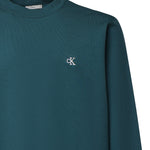 Felpa in cotone con logo LV04RG275G PP1 CALVIN KLEIN 