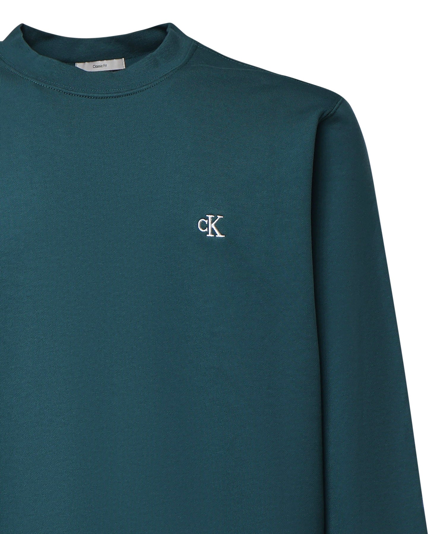 Felpa in cotone con logo LV04RG275G PP1 CALVIN KLEIN 