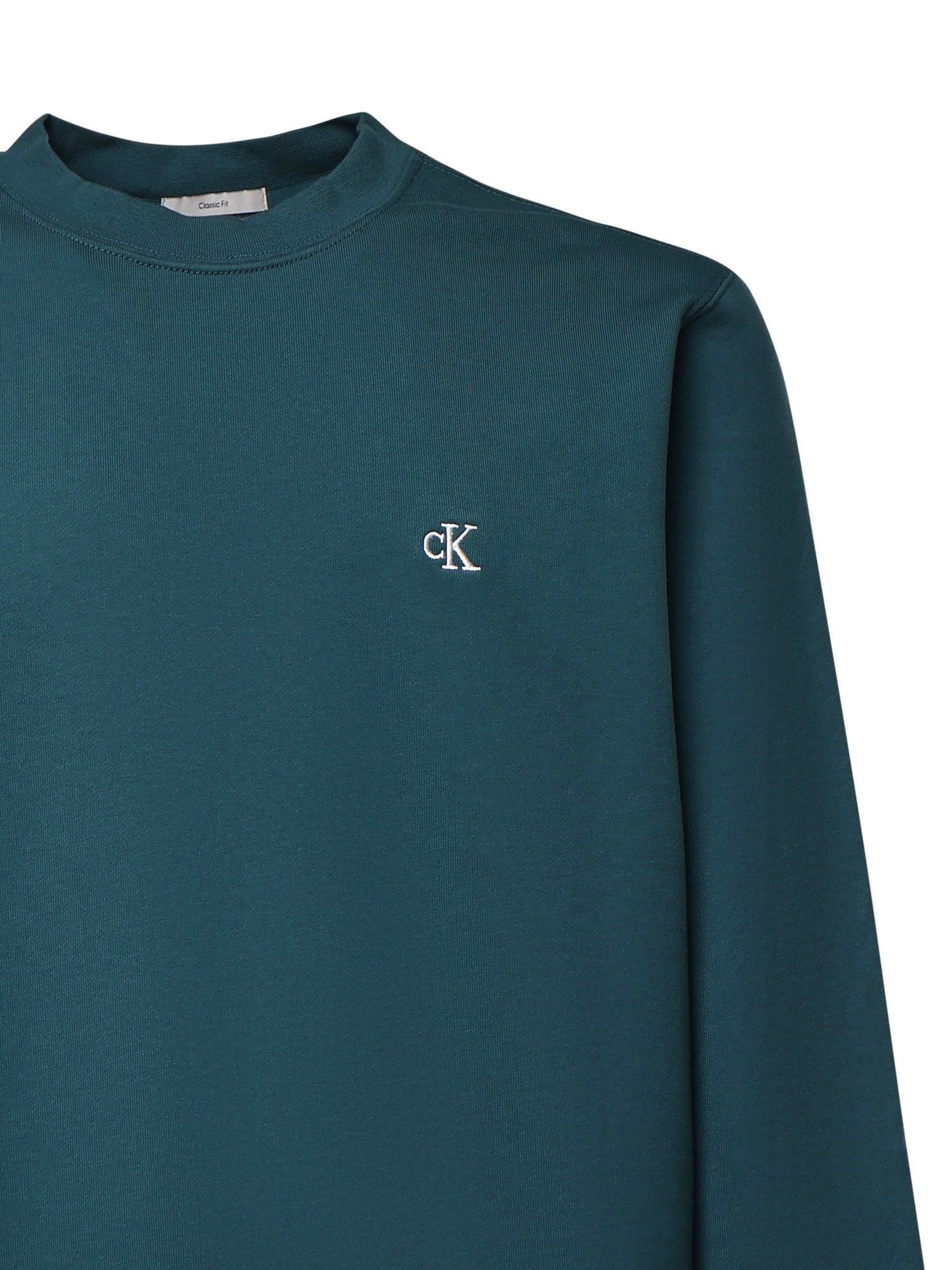 Felpa in cotone con logo LV04RG275G PP1 CALVIN KLEIN 