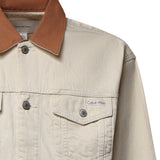 Giubbotto di jeans con colletto a contrasto '90 LV04RG906G X89 CALVIN KLEIN 