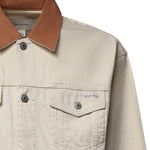 Giubbotto di jeans con colletto a contrasto '90 LV04RG906G X89 CALVIN KLEIN 