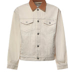 Giubbotto di jeans con colletto a contrasto '90 LV04RG906G X89 CALVIN KLEIN 