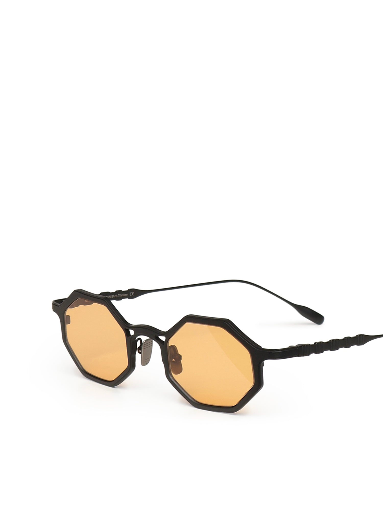 Occhiali da sole Jacaré CPT52 BLK/ORANGE CAPOTE 