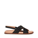 Sandalo Christine in satin A57175 NERO CARMENS 