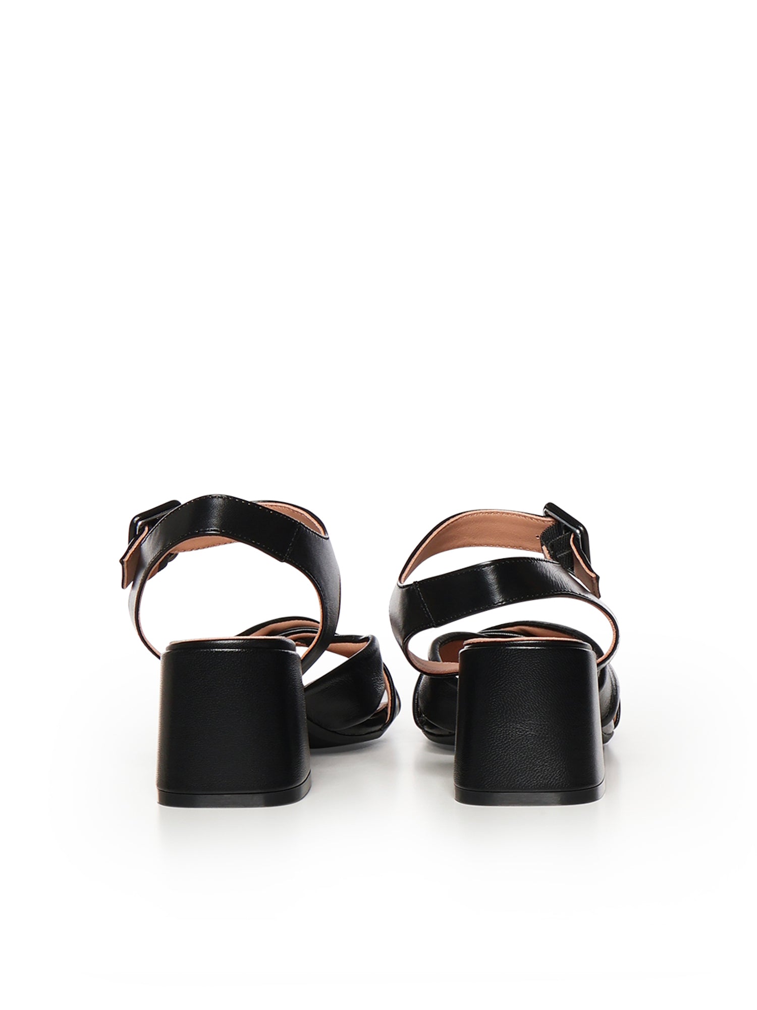 Sandali New Carry Cross in pelle A57184 NERO CARMENS 