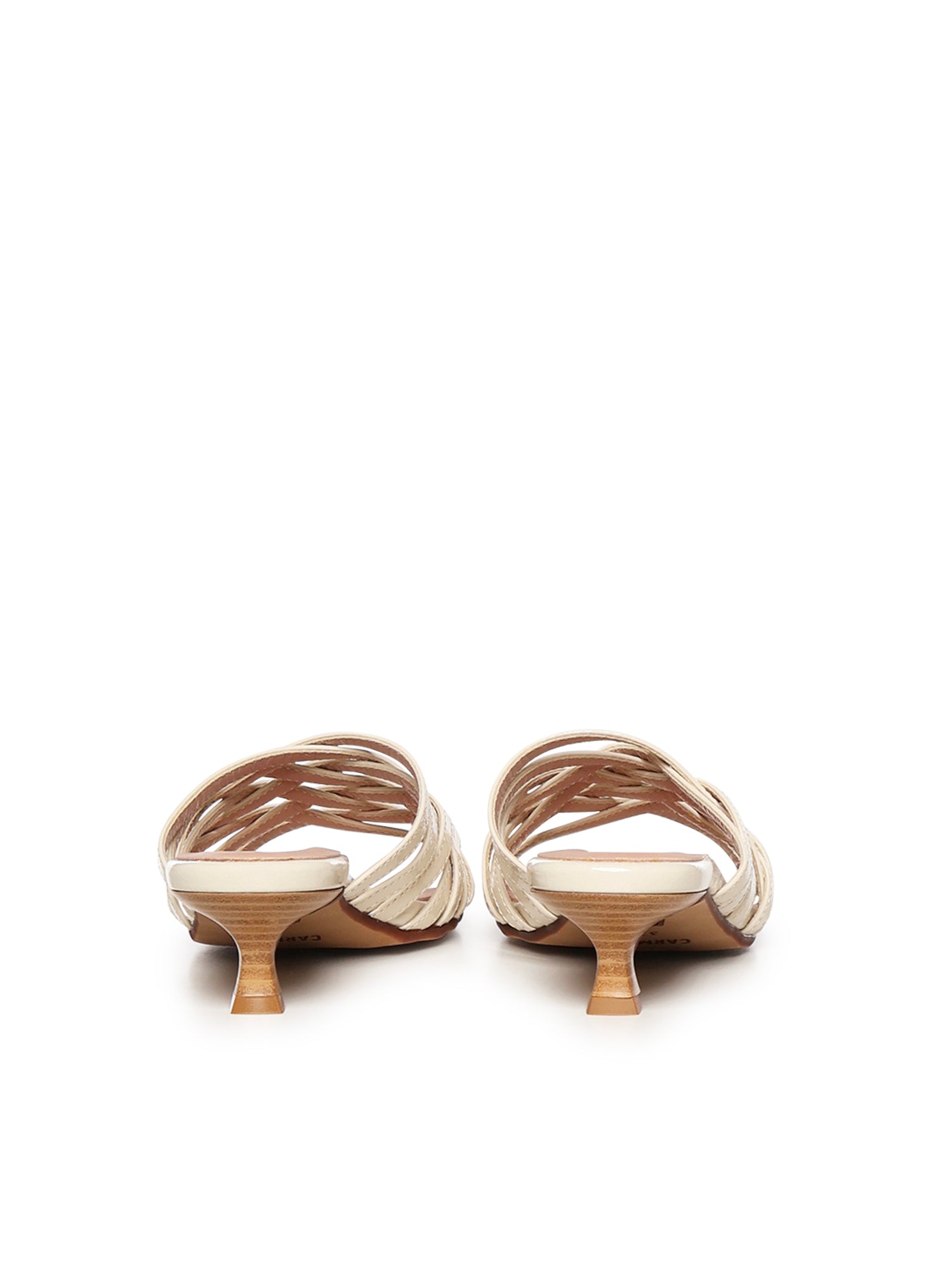 Mules Giuli Cage in pelle A57188 IVORY CARMENS 