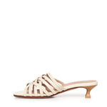 Mules Giuli Cage in pelle A57188 IVORY CARMENS 