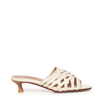 Mules Giuli Cage in pelle A57188 IVORY CARMENS 
