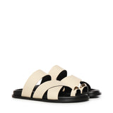Sandali Plongè in pelle A57240 IVORY CARMENS 