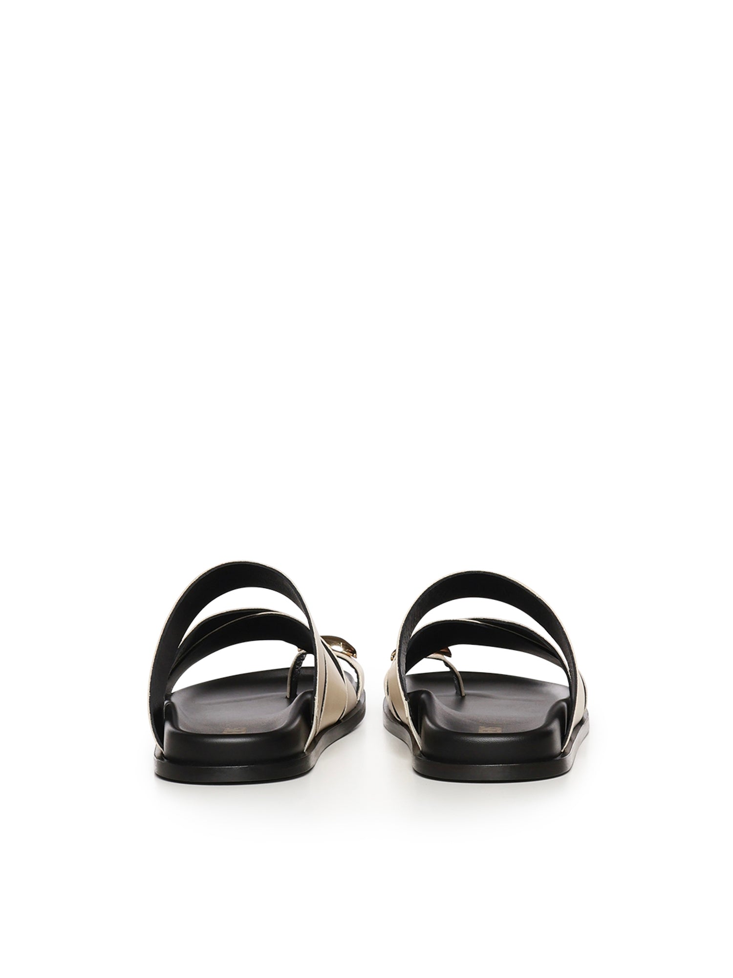 Sandali Plongè in pelle A57240 IVORY CARMENS 