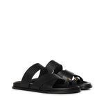 Sandali Plongè in pelle A57240 NERO CARMENS 